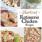 Rotisserie Chicken Recipes pinnable collage
