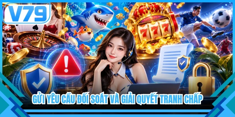 Gửi yêu cầu đối soát và giải quyết tranh chấp
