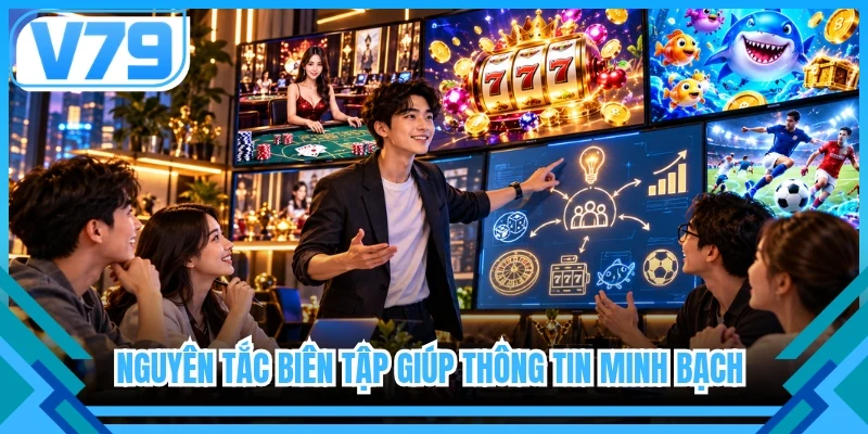Nguyên tắc biên tập giúp thông tin minh bạch