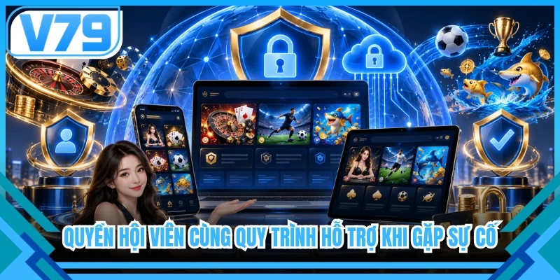 Quyền hội viên cùng quy trình hỗ trợ khi gặp sự cố