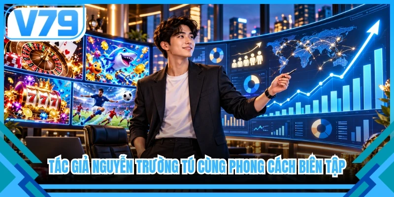 Tác giả Nguyễn Trường Tú cùng phong cách biên tập